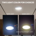 Plastic LED surface panel light